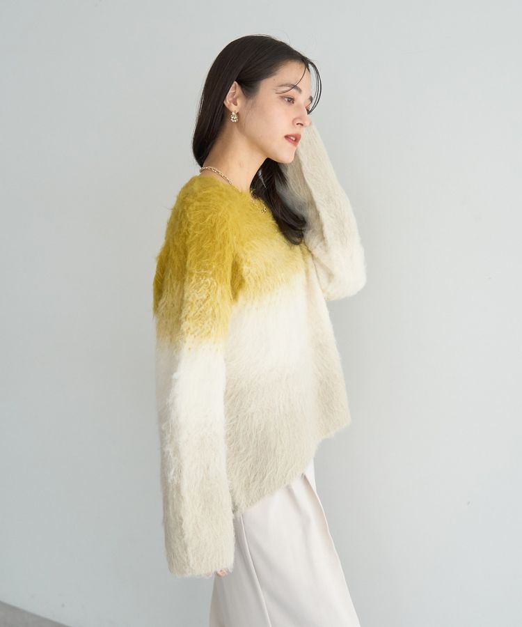 YECCA VECCA「グラデーションシャギーニット」|ニット・セーター|