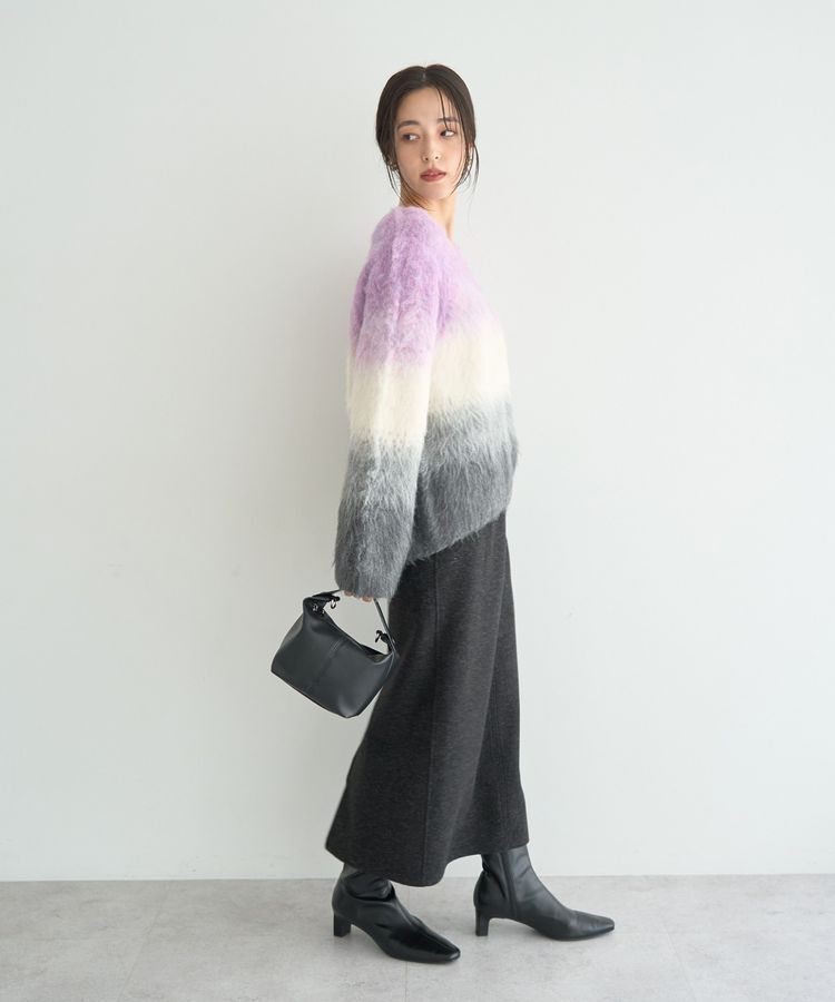 YECCA VECCA「グラデーションシャギーニット」|ニット・セーター|