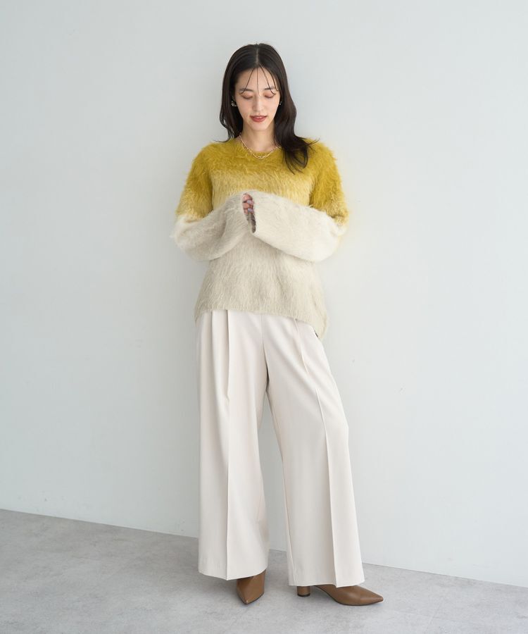 YECCA VECCA「グラデーションシャギーニット」|ニット・セーター|