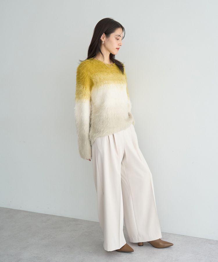 YECCA VECCA「グラデーションシャギーニット」|ニット・セーター|