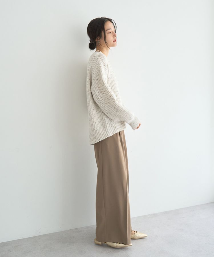 YECCA VECCA「ラメMIX畦編みニット」|ニット・セーター|