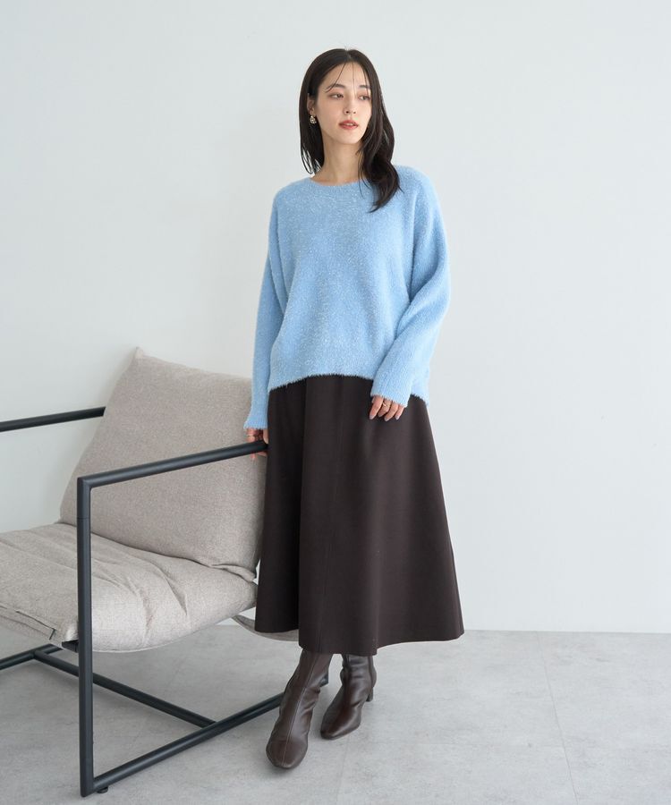 YECCA VECCA「ラメシャギードルマンニット」|ニット・セーター|