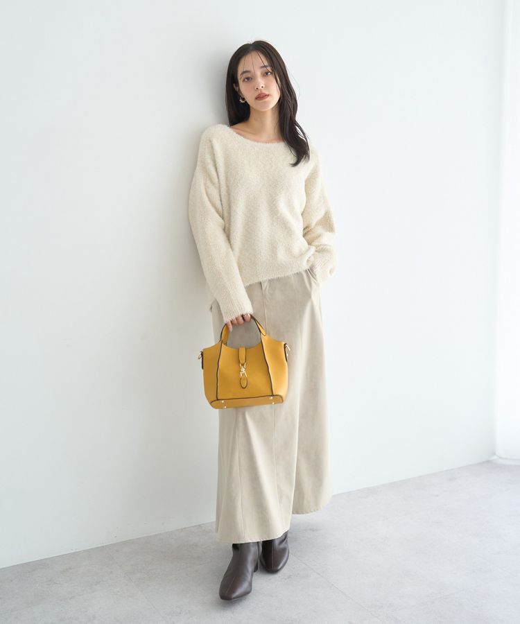 YECCA VECCA「ラメシャギードルマンニット」|ニット・セーター|