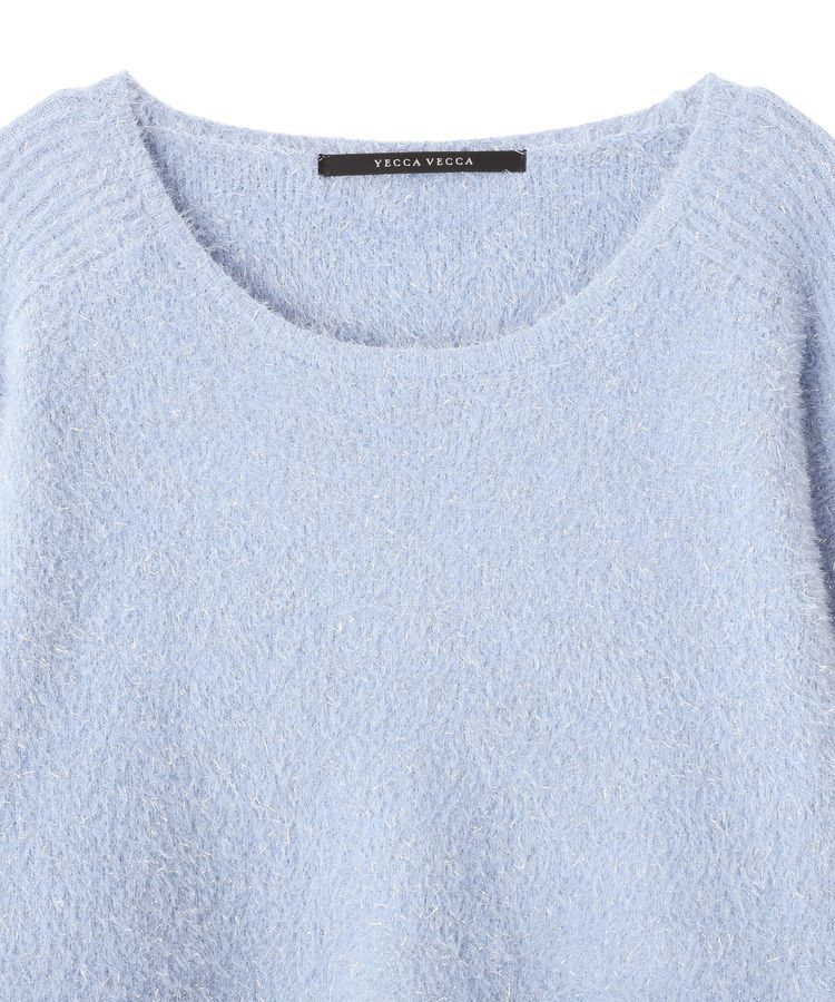 YECCA VECCA「ラメシャギードルマンニット」|ニット・セーター|