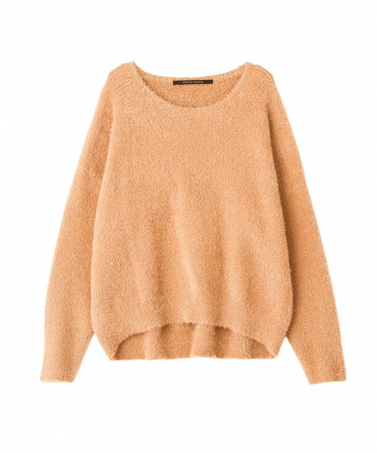 YECCA VECCA「ラメシャギードルマンニット」|ニット・セーター|