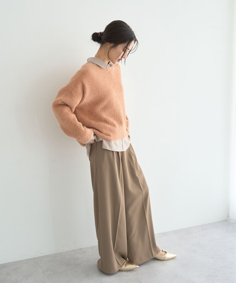 YECCA VECCA「ラメシャギードルマンニット」|ニット・セーター|