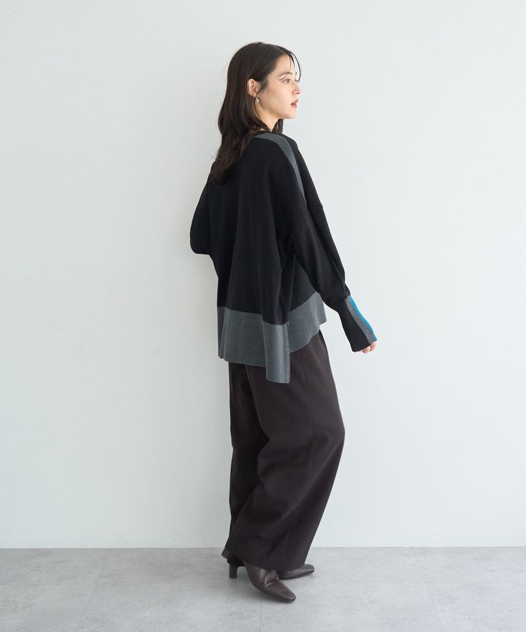 YECCA VECCA「カラーブロッキングニット」|ニット・セーター|