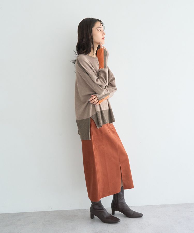 YECCA VECCA「カラーブロッキングニット」|ニット・セーター|