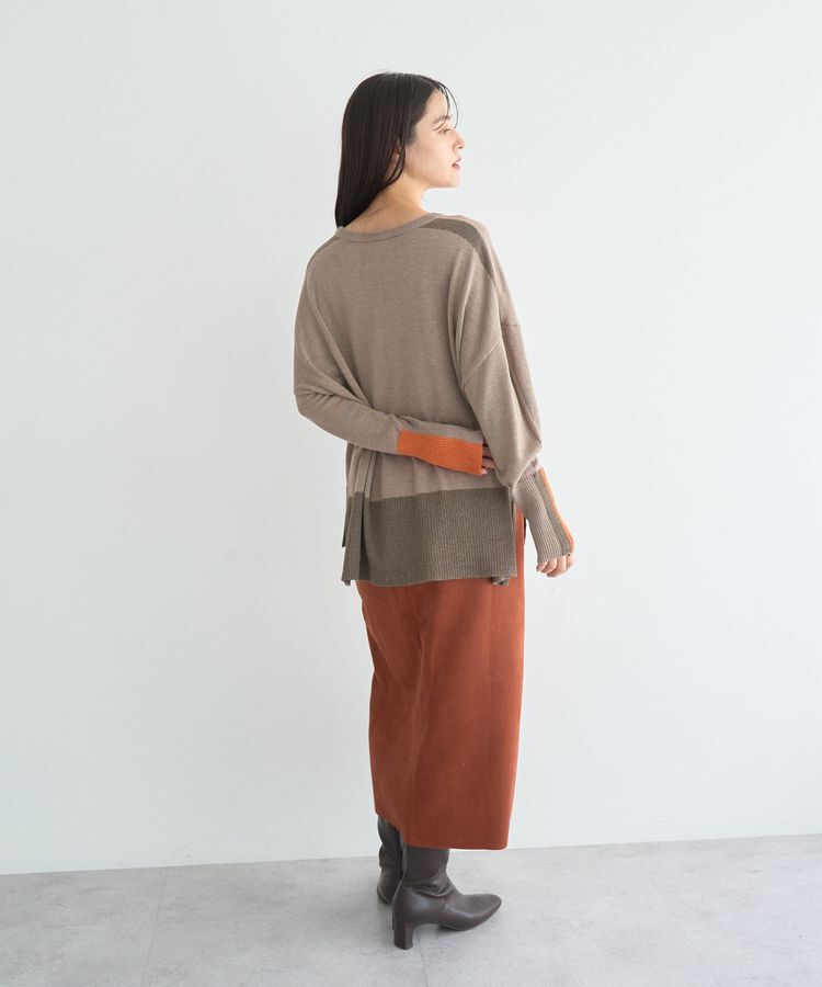 YECCA VECCA「カラーブロッキングニット」|ニット・セーター|