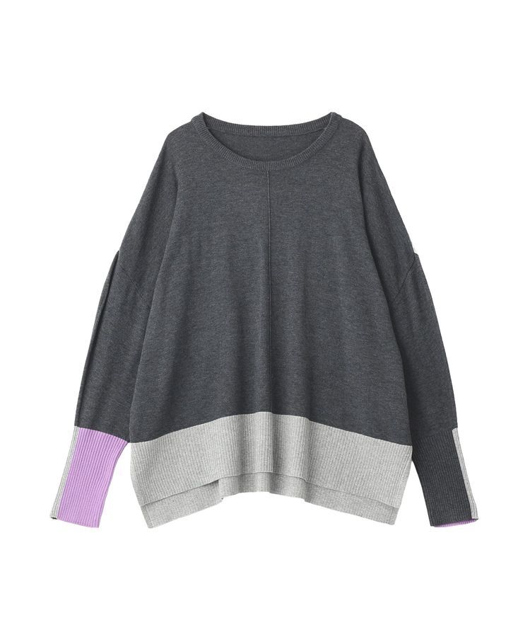 YECCA VECCA「カラーブロッキングニット」|ニット・セーター|