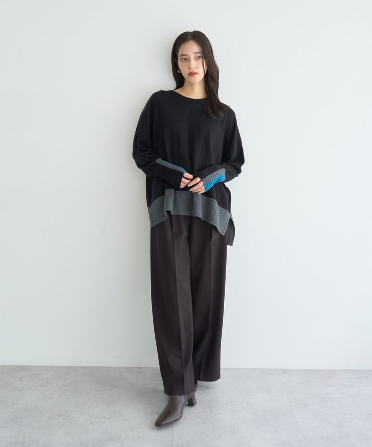 YECCA VECCA「カラーブロッキングニット」|ニット・セーター|