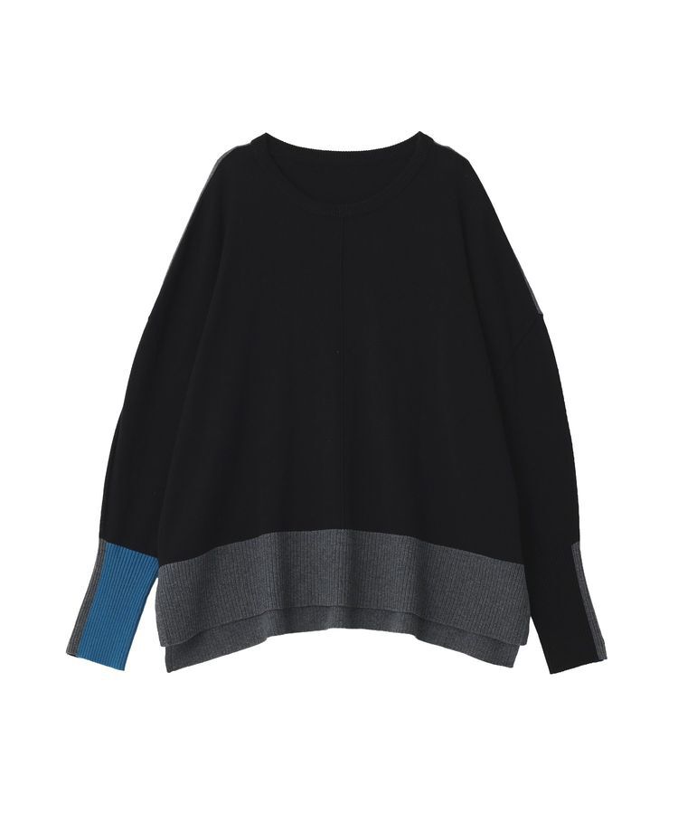 YECCA VECCA「カラーブロッキングニット」|ニット・セーター|