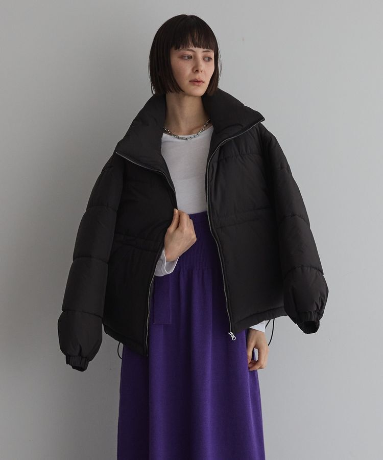 GARAGE OF GOOD CLOTHING「ビッグカラードロスト中綿ブルゾン」|ブルゾン・スタジャン|Black