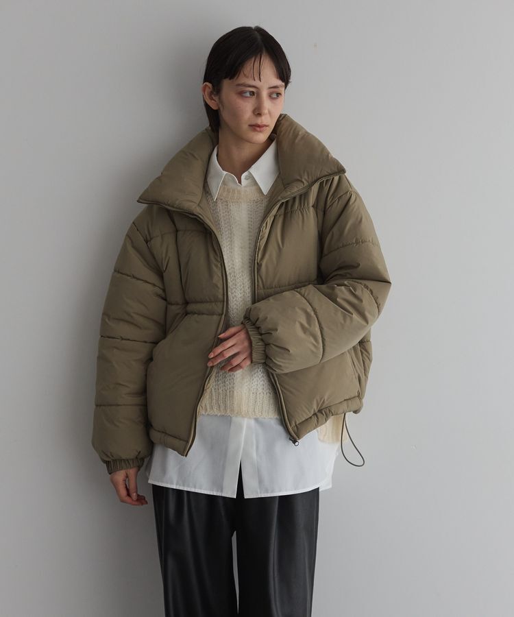 GARAGE OF GOOD CLOTHING「ビッグカラードロスト中綿ブルゾン」|ブルゾン・スタジャン|Khaki