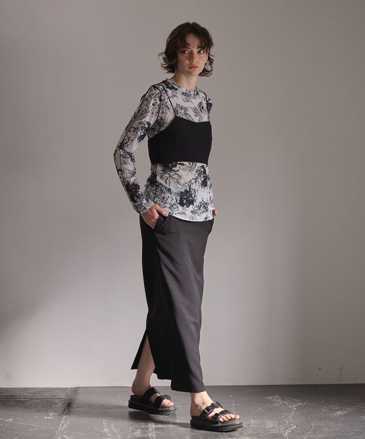 GARAGE OF GOOD CLOTHING「【日本製】ロングスカート」|タイト|