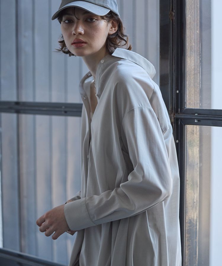 GARAGE OF GOOD CLOTHING「シアーシャツワンピース」|ワンピース|