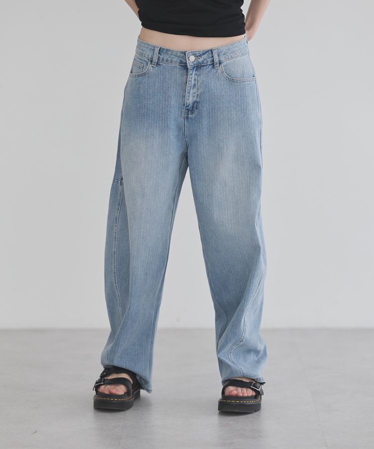 GARAGE OF GOOD CLOTHING「デニムカーブパンツ」|デニム|