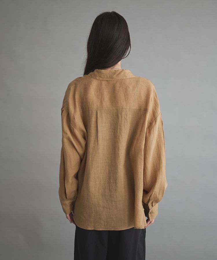 GARAGE OF GOOD CLOTHING「リネン2WAYサイド釦シャツ」|シャツ・ブラウス|