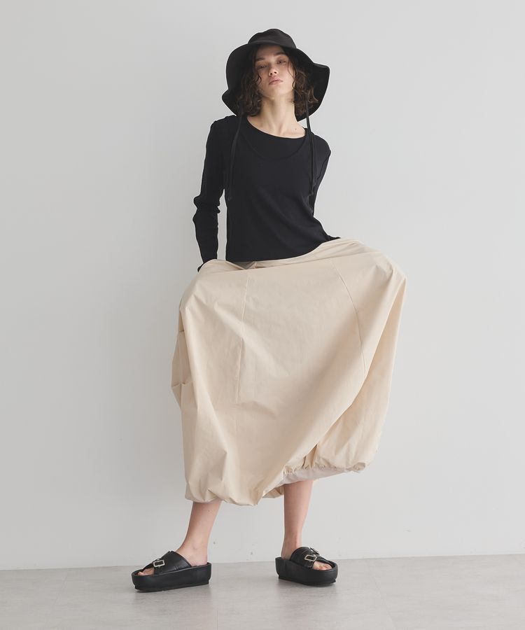 GARAGE OF GOOD CLOTHING「サイドタックタフタバルーンスカート」|スカート|