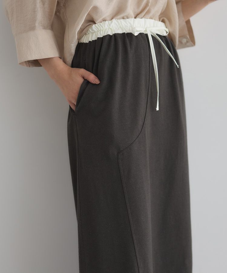 GARAGE OF GOOD CLOTHING「【日本製】クロッチデザインロングスカート」|タイト|