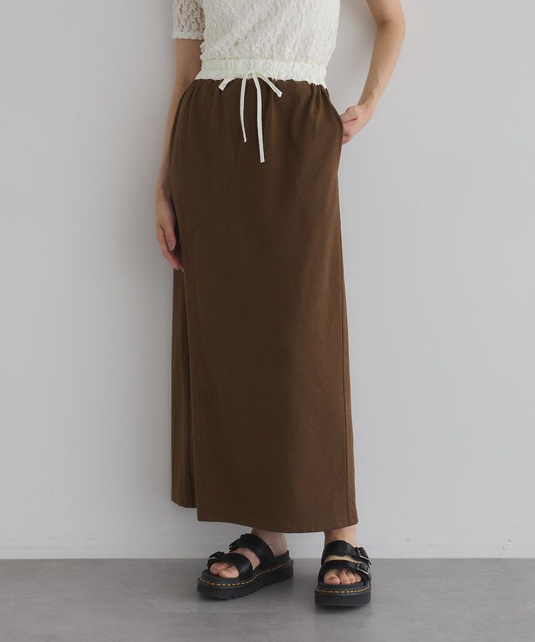 GARAGE OF GOOD CLOTHING「【日本製】クロッチデザインロングスカート」|タイト|