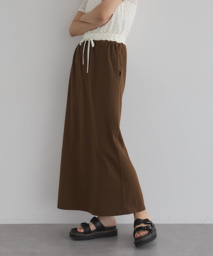 GARAGE OF GOOD CLOTHING「【日本製】クロッチデザインロングスカート」|タイト|