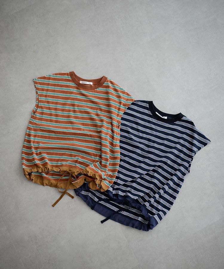 GARAGE OF GOOD CLOTHING「マルチボーダードロストプルオーバー」|Tシャツ・カットソー|