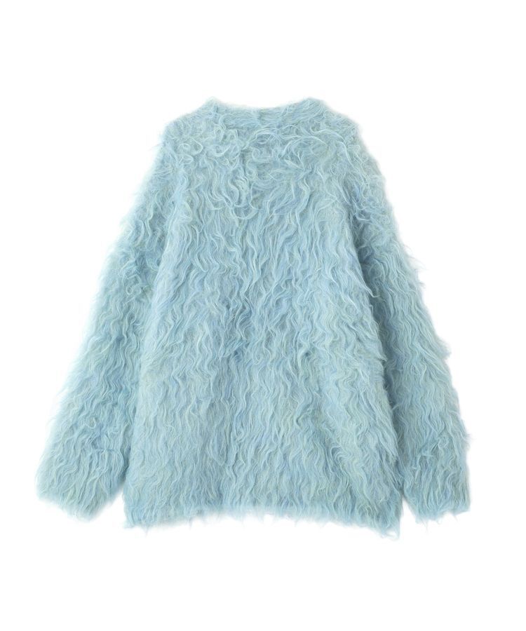 GARAGE OF GOOD CLOTHING「シャギーVネックニットロングカーディガン」|カーディガン|