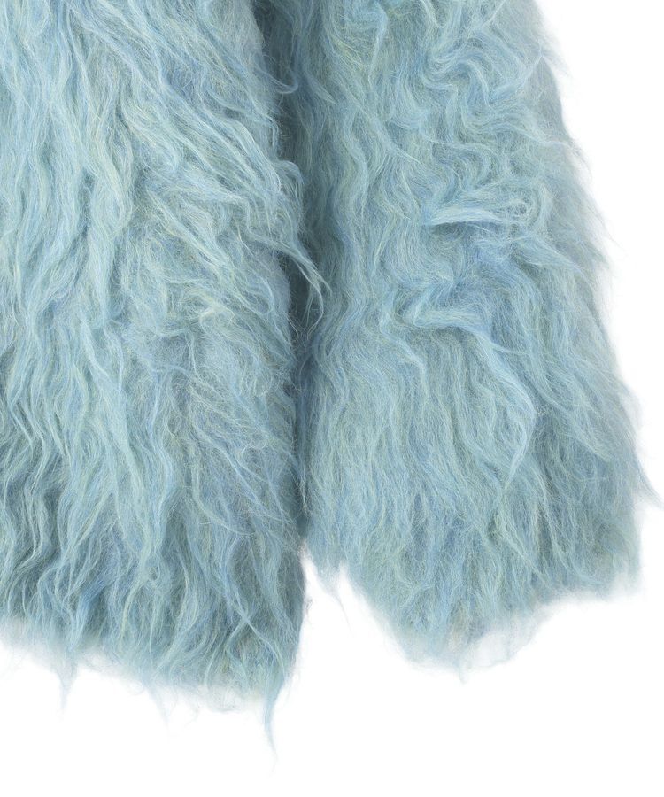 GARAGE OF GOOD CLOTHING「シャギーVネックニットロングカーディガン」|カーディガン|