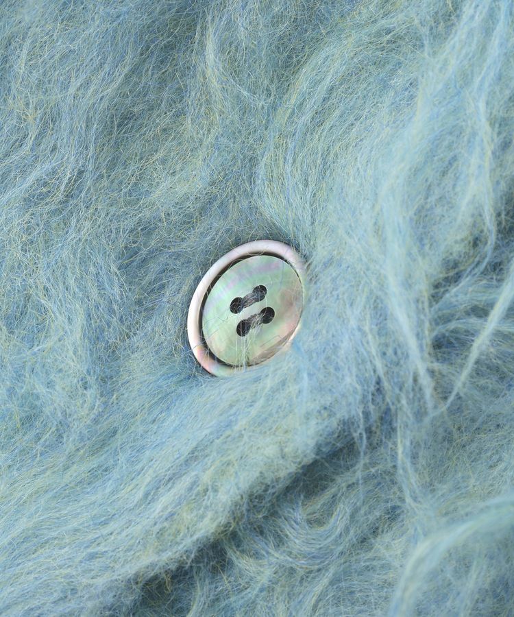 GARAGE OF GOOD CLOTHING「シャギーVネックニットロングカーディガン」|カーディガン|