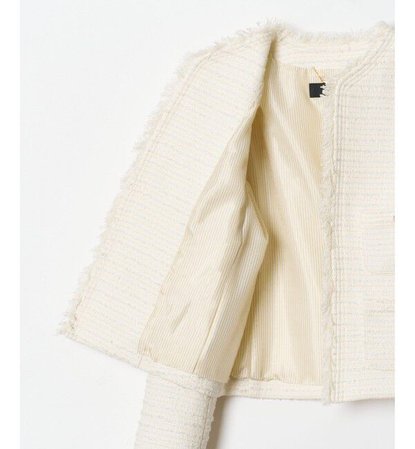 allureville「フラッグツイード4ポケットクルージャケット」|テーラードジャケット|