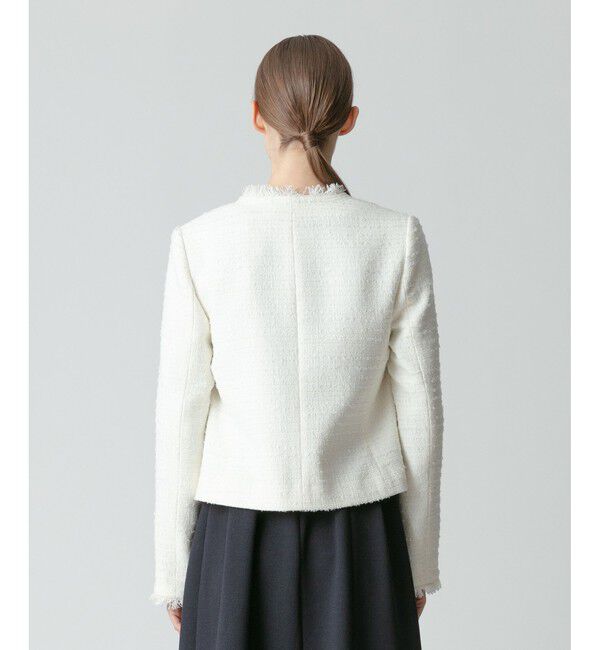 allureville「フラッグツイード4ポケットクルージャケット」|テーラードジャケット|