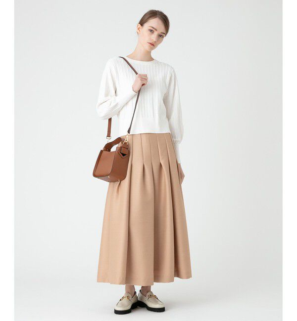 LOULOU WILLOUGHBY「【LOULOU WILLOUGHBY】ジップアップタックスカート」|スカート|