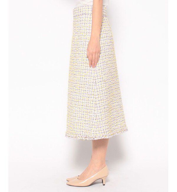 LOULOU WILLOUGHBY「【LOULOU WILLOUGHBY】ファンシーツイードスカート」|スカート|