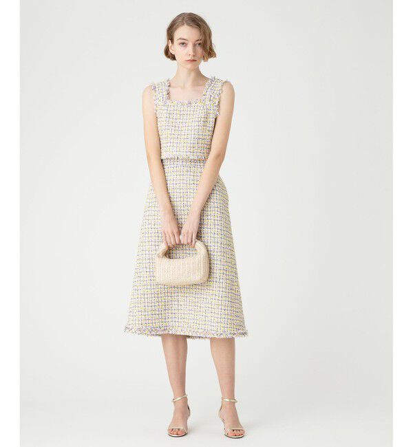 LOULOU WILLOUGHBY「【LOULOU WILLOUGHBY】ファンシーツイードスカート」|スカート|