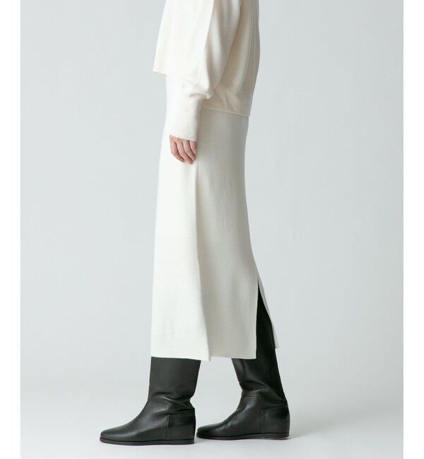 allureville「【セットアップ対応商品】ウールスムースタイトスカート」|スカート|