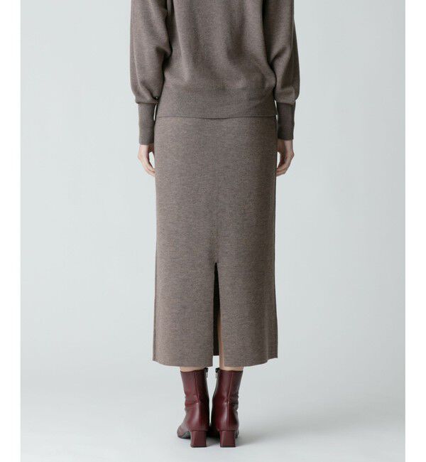 allureville「【セットアップ対応商品】ウールスムースタイトスカート」|スカート|