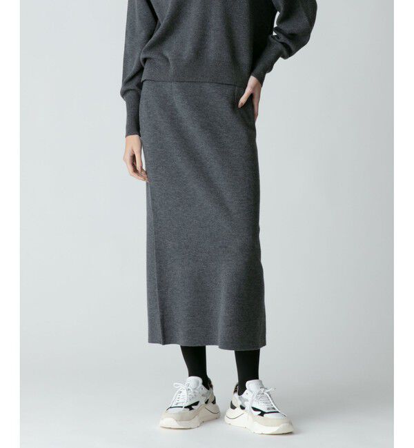 allureville「【セットアップ対応商品】ウールスムースタイトスカート」|スカート|