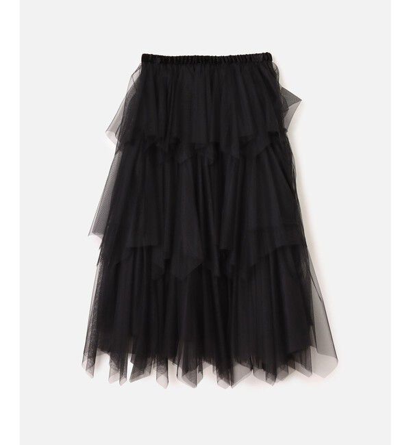 allureville「◇ソフトチュールティアードスカート」|スカート|