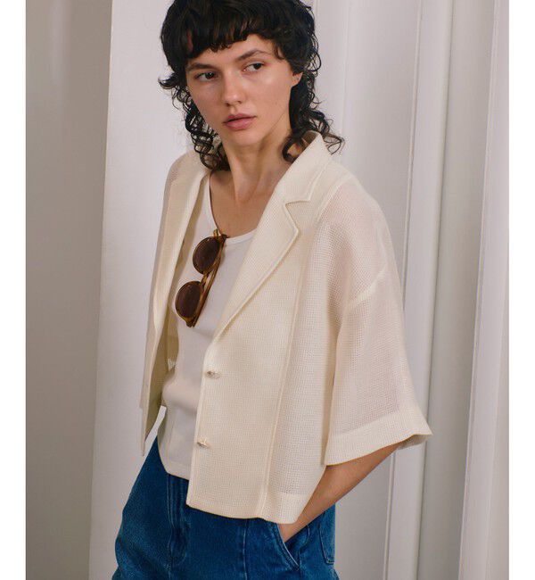 allureville「リオペルメッシュショートジャケット」|その他|