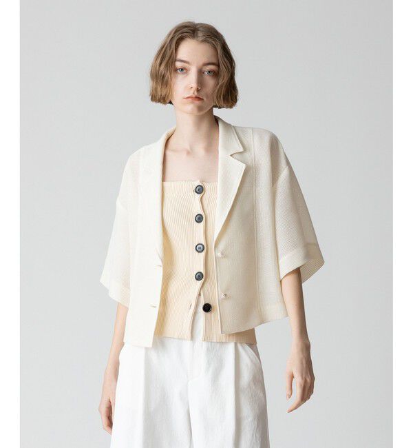 allureville「リオペルメッシュショートジャケット」|その他|