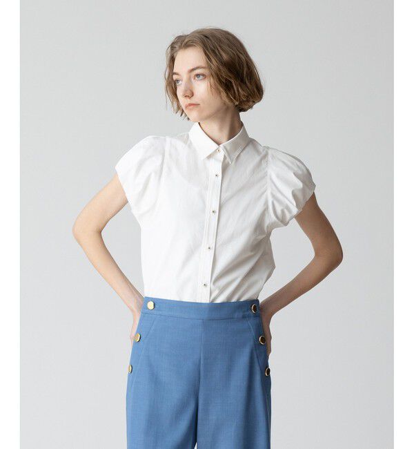 allureville「タイプライタータックバルーンシャツ」|シャツ・ブラウス|ホワイト