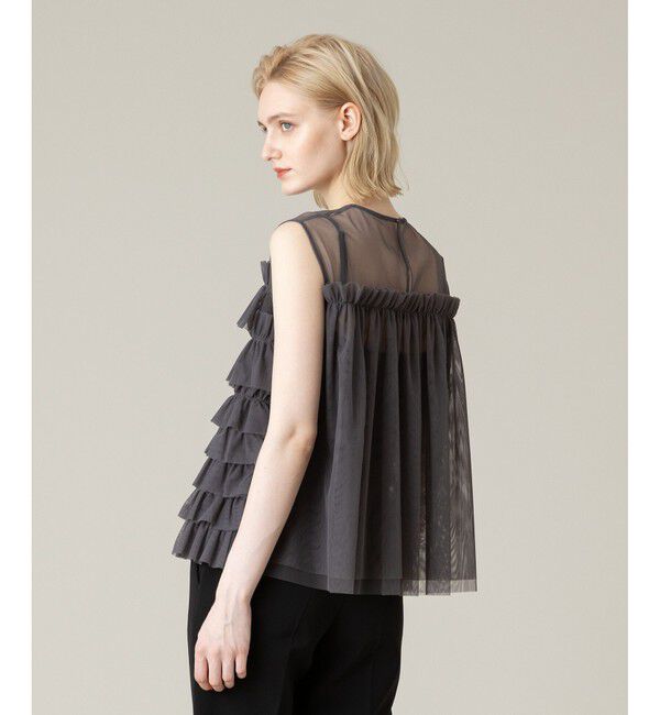 LOULOU WILLOUGHBY「【LOULOU WILLOUGHBY】チュールブラウス」|シャツ・ブラウス|