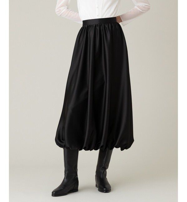 LOULOU WILLOUGHBY「【LOULOU WILLOUGHBY】チンツサテンバルーンスカート」|スカート|