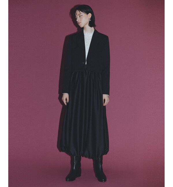 LOULOU WILLOUGHBY「【LOULOU WILLOUGHBY】チンツサテンバルーンスカート」|スカート|