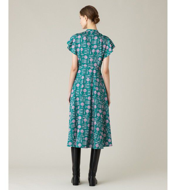 LOULOU WILLOUGHBY「【LOULOU WILLOUGHBY】グローブプリント ワンピース」|ワンピース|