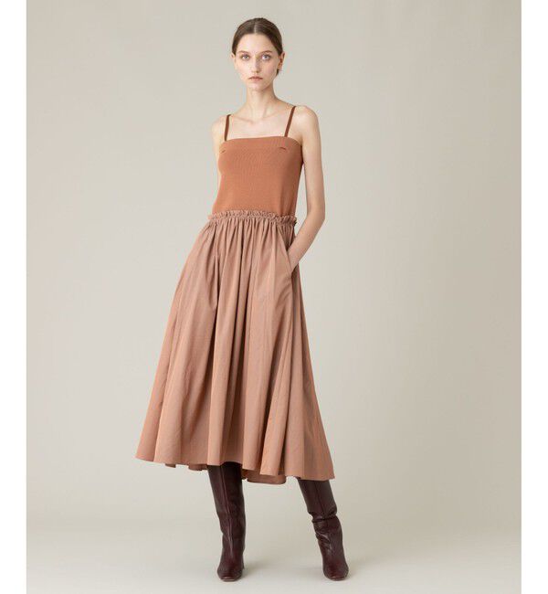 LOULOU WILLOUGHBY「【LOULOU WILLOUGHBY】ビスチェニットワンピース」|ワンピース|