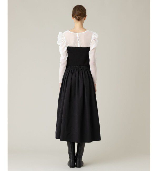 LOULOU WILLOUGHBY「【LOULOU WILLOUGHBY】ビスチェニットワンピース」|ワンピース|