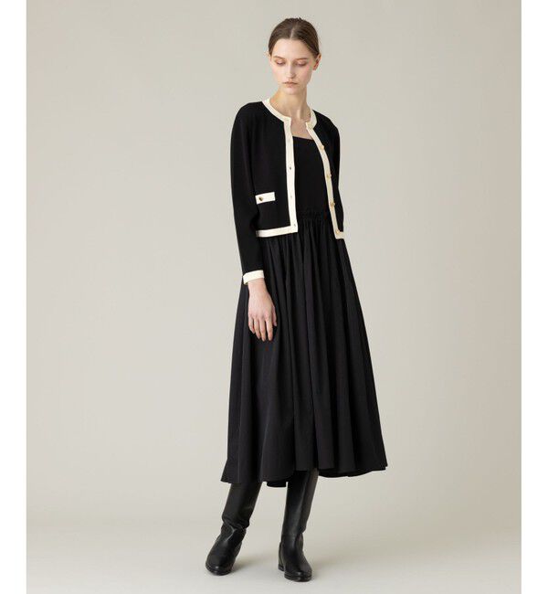 LOULOU WILLOUGHBY「【LOULOU WILLOUGHBY】ビスチェニットワンピース」|ワンピース|