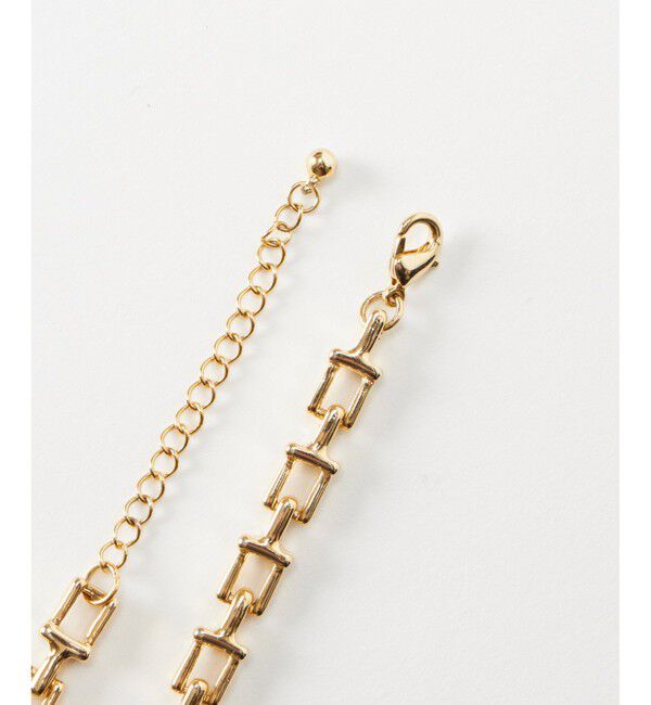 allureville「スクエアチェーンネックレス」|ネックレス|